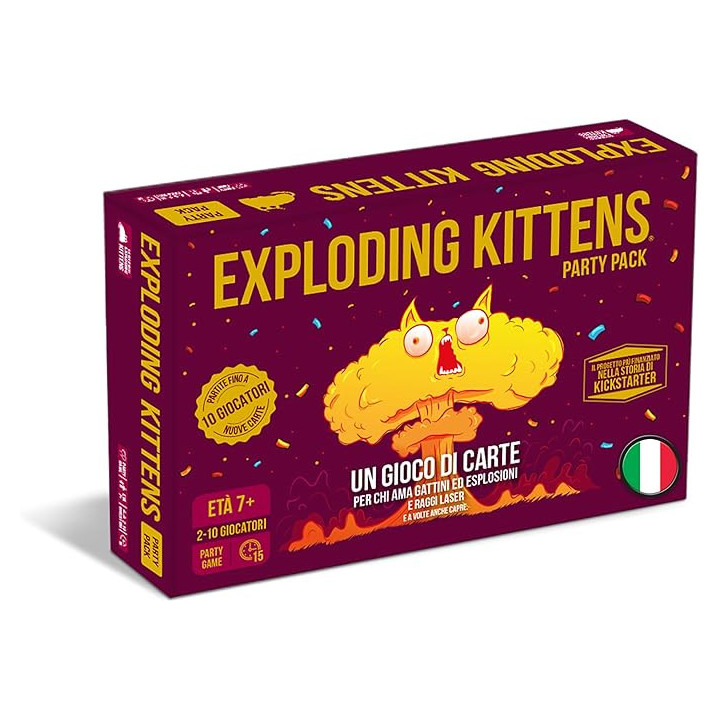 Exploding Kittens Asmodee PARTY PACK – Nuova Edizione