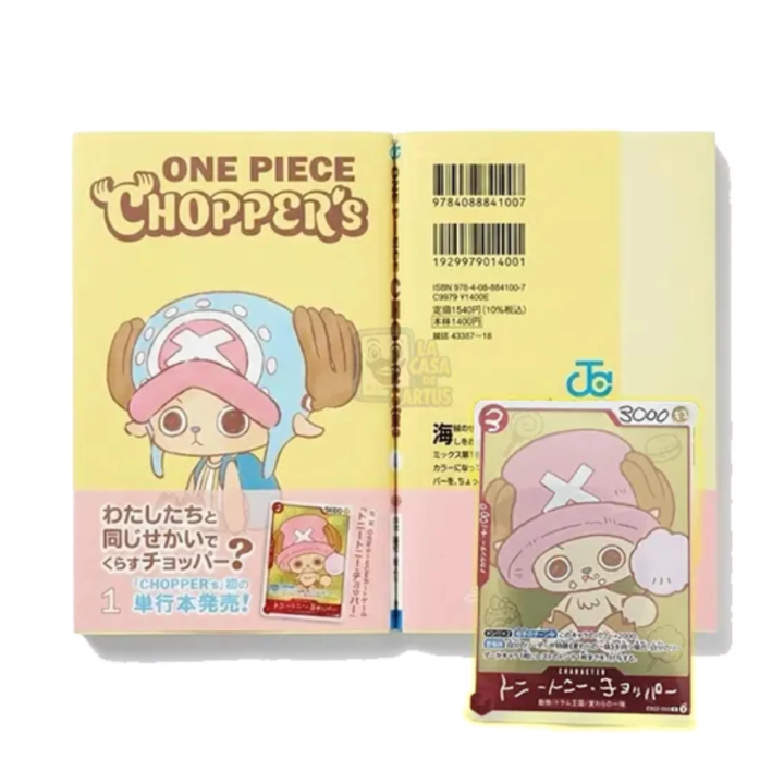 One Piece Chopper's Comic + EB02-003 Promo Kaart