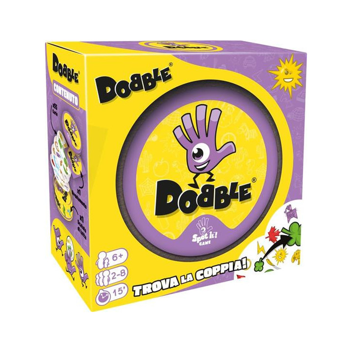 Asmodee: Dobble, Eco-Sleeve, Divertente Gioco da Tavolo per Tutta la Famiglia