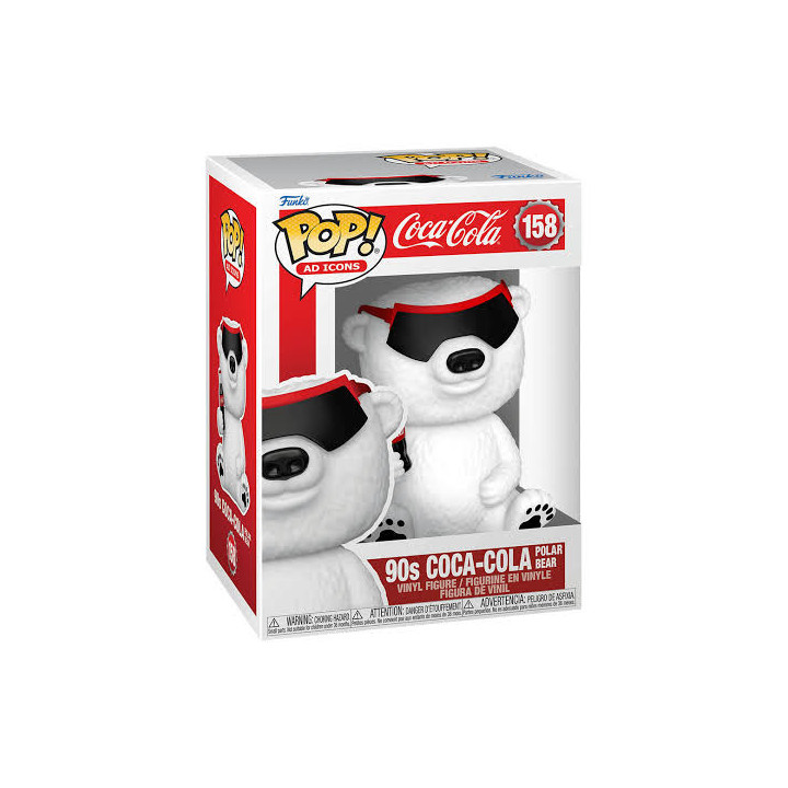 Funko Pop! Vinyl: Coca-Cola - 90s Coca-Cola Polar Bear #158