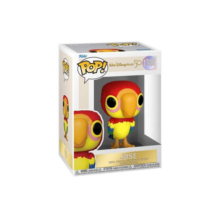 FUNKO POP DISNEY WORLD 50Th - JOSE PARROT 1308 VINYL FIGURE NEW!
