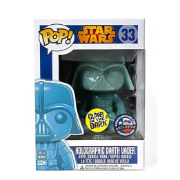 Funko Pop! StarWars #33 olografico Darth Vader GITD Dallas ComicCon RARO