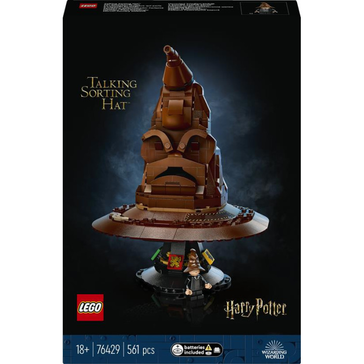 LEGO Harry Potter Cappello Parlante di Hogwarts con Stemma delle Case e 31 Suoni