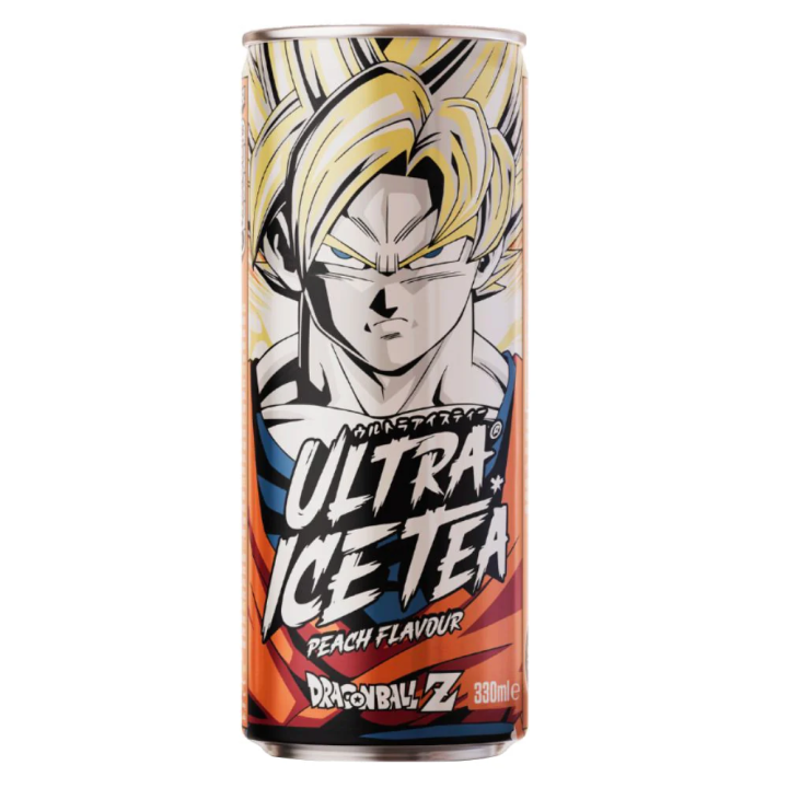 Dragon Ball Z Ultra Ice Tea Goku Super Saiyan, tè alla pesca da 330ml