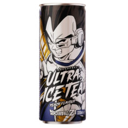 Dragon Ball Z Ultra Ice Tea Vegeta, tè alla pesca da 330ml