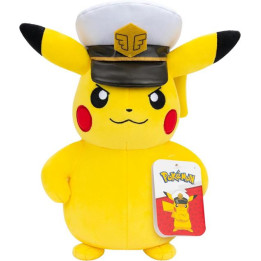 Pokémon - Peluche - Capitan Pikachu 20 cm