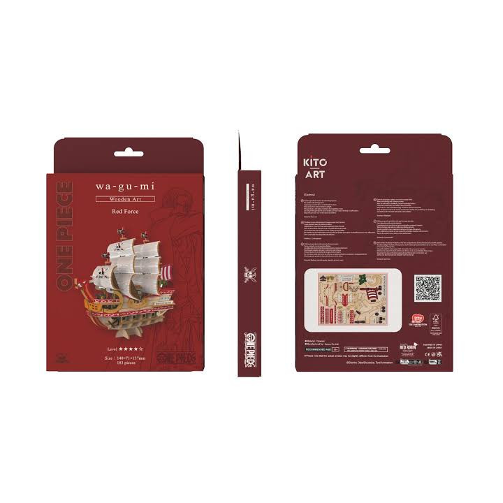 One Piece Red Force Wood Model Kit