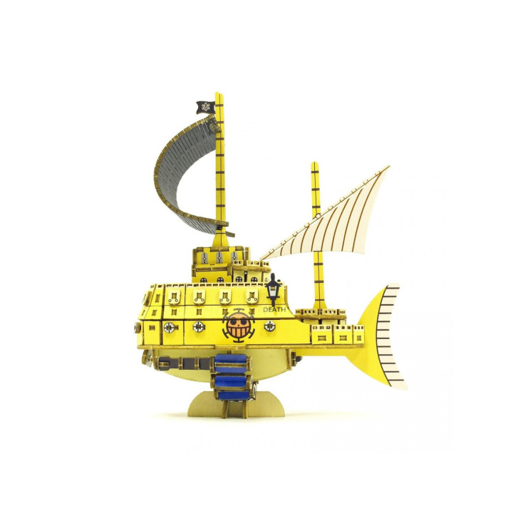 Law's Submarine. Wood Art. One Piece (Model Kit)