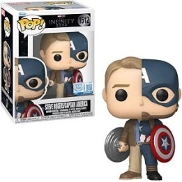 Funko Marvel: Infinity Saga - Cap/Steve Split Pop RS Vinyl Figure