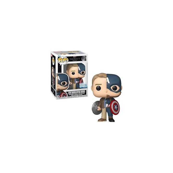 Funko Marvel: Infinity Saga - Cap/Steve Split Pop RS Vinyl Figure