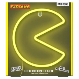 PALADONE LAMPADA NEON DA MURO PAC-MAN VIDEOGAMES - LAMPADE
