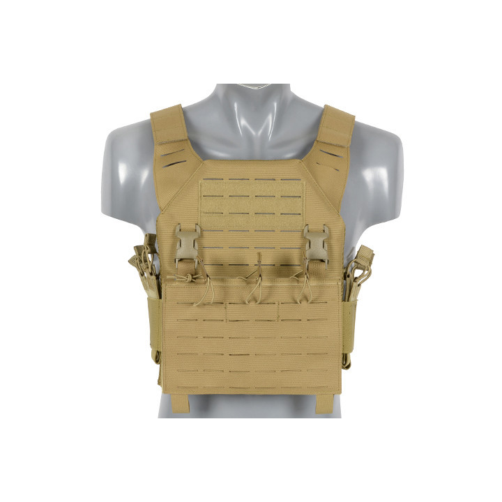 Laser-Cut “Buckle Up" Recon Plate Carrier with AR15/AK Magazine Pouch