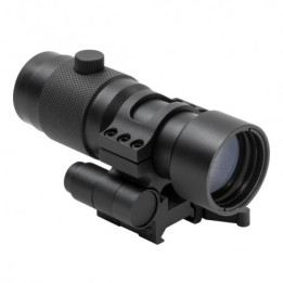 NC STAR 3X MAGNIFIER W/FLIP TO SIDE QR MOUNT