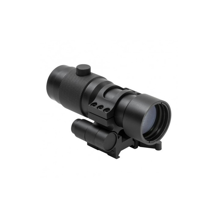 NC STAR 3X MAGNIFIER W/FLIP TO SIDE QR MOUNT