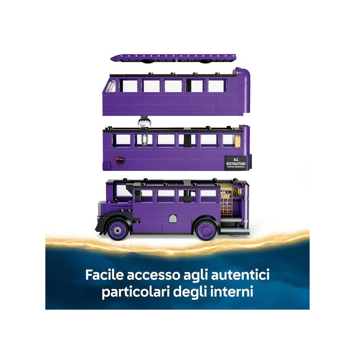 LEGO Harry Potter (76446). Avventura su Nottetempo con 5 Minifigure