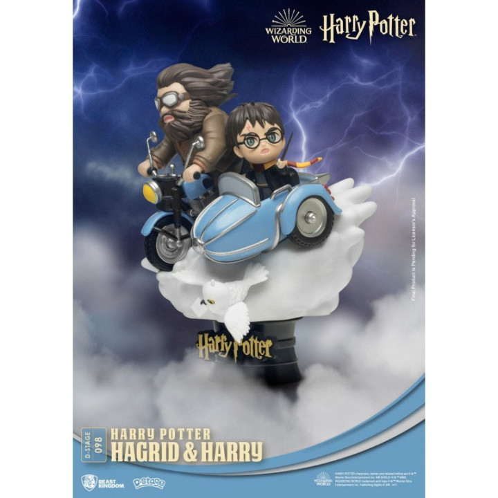 Hagrid & Harry diorama D-Stage Figura Harry Potter Nuova versione - 15 cm