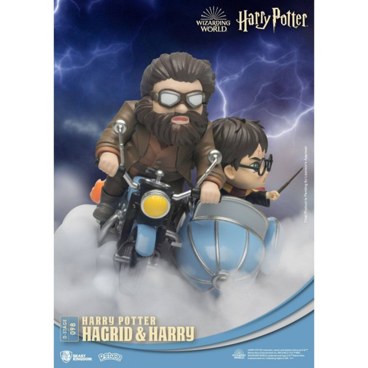 Hagrid & Harry diorama D-Stage Figura Harry Potter Nuova versione - 15 cm