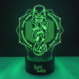 HARRY POTTER – Marchio Nero – Lampada decorativa a LED