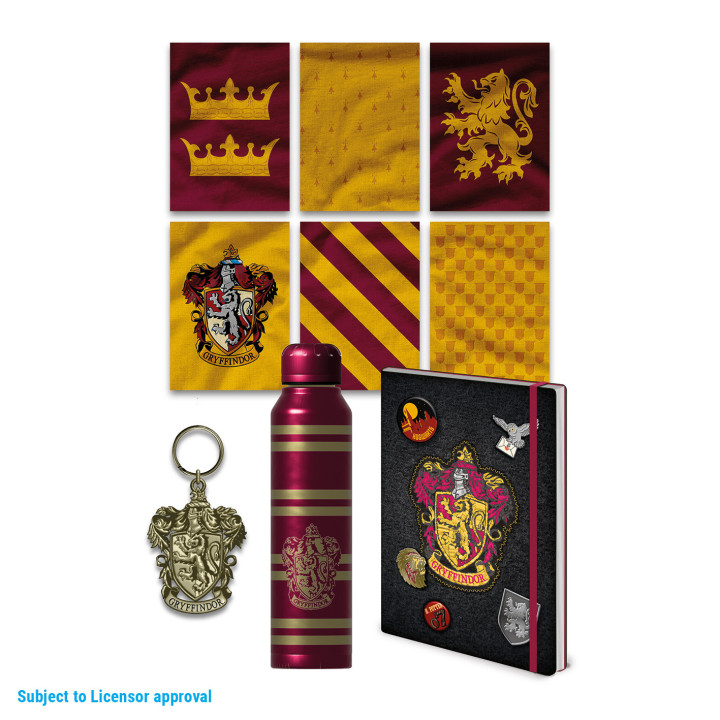 Harry Potter Premium Regalo Set Colorful Crest Grifondoro Pyramid International