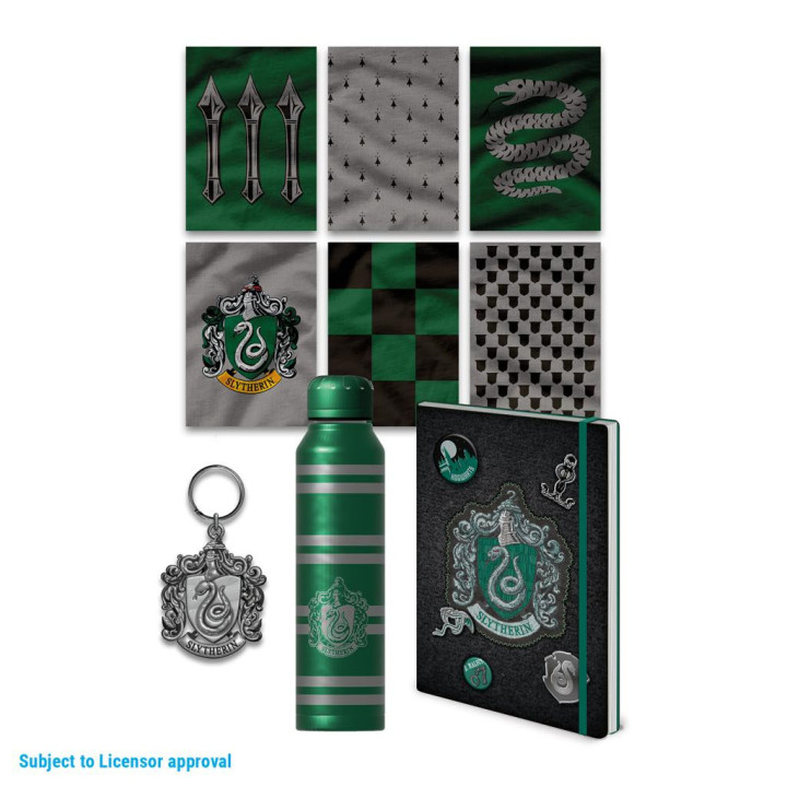 Harry Potter Premium Regalo Set Colorful Crest Serpeverde Pyramid International
