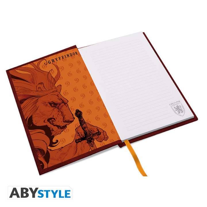HARRY POTTER - Notebook A5 Gryffindor