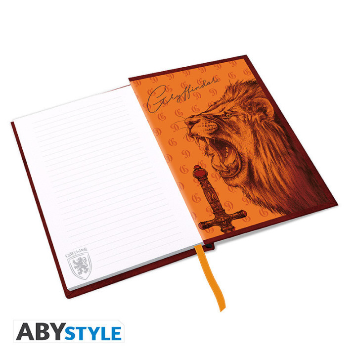 HARRY POTTER - Notebook A5 Gryffindor