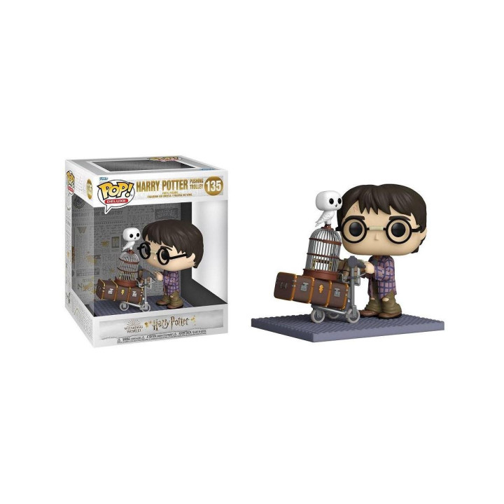Harry Potter Funko POP Film Vinile Figura Harry che Spinge il Carrello 15 Cm