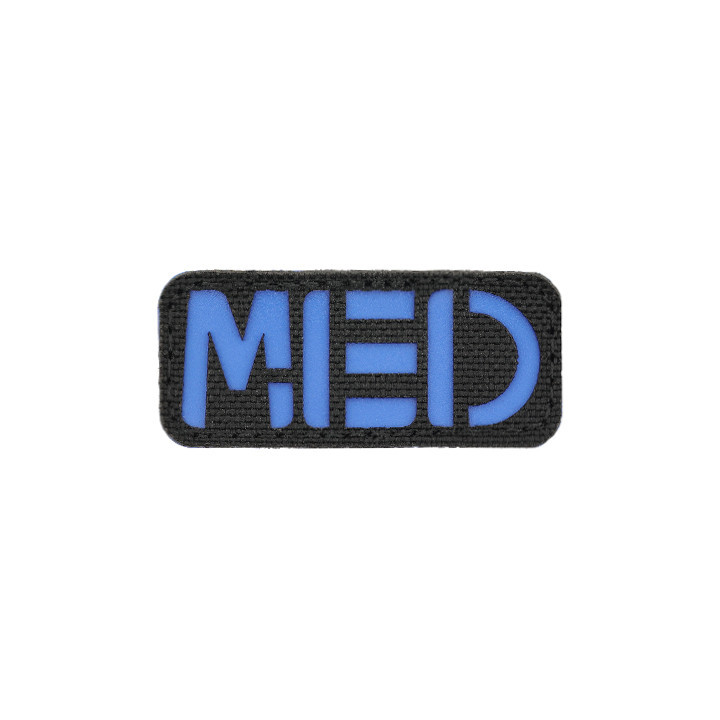 LASER CUT MED PATCH - BLUE