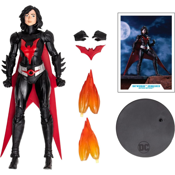 McFarlane TM15752 DC Multiverse 7 Inch Collectible Figure-Batwoman Unmasked (Batman Beyond), Multicolore