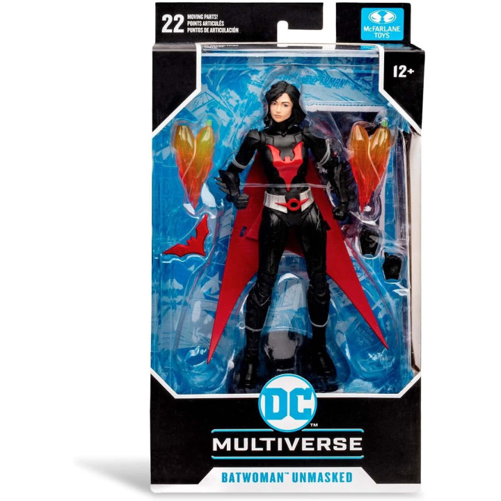 McFarlane TM15752 DC Multiverse 7 Inch Collectible Figure-Batwoman Unmasked (Batman Beyond), Multicolore