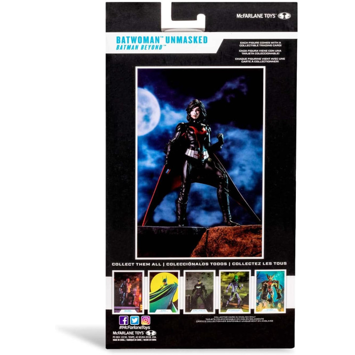 McFarlane TM15752 DC Multiverse 7 Inch Collectible Figure-Batwoman Unmasked (Batman Beyond), Multicolore