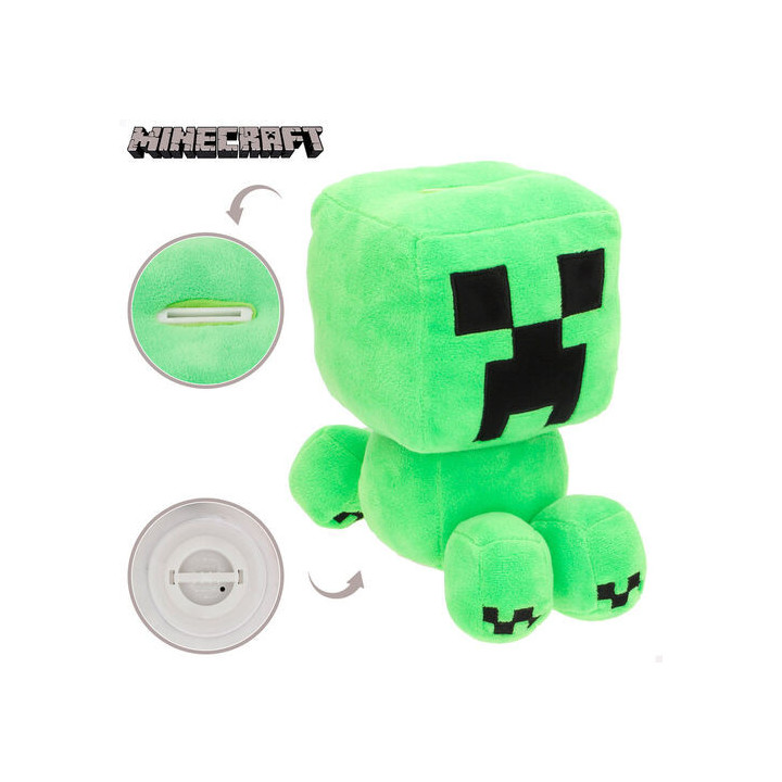 Minecraft plush money box 20cm