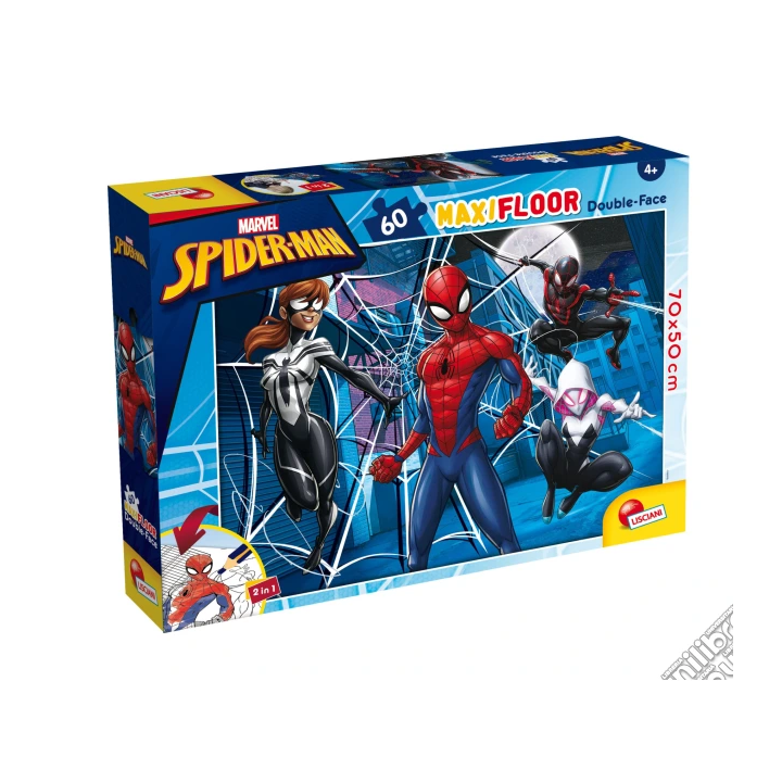 Marvel: Lisciani - Puzzle Doubleface Maxi Floor 60 Spider-Man