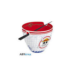 ONE PIECE - CIOTOLA PER RAMEN CON BACCHETTE - MONKEY D. LUFFY