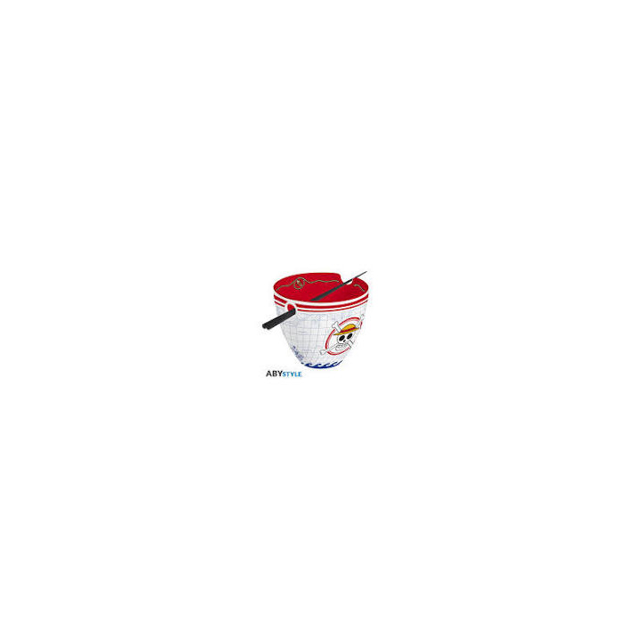 ONE PIECE - CIOTOLA PER RAMEN CON BACCHETTE - MONKEY D. LUFFY