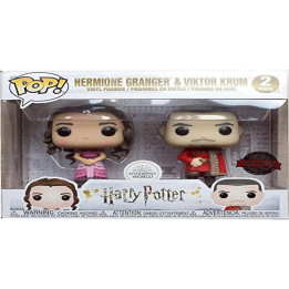 Funko Pop Pack 2 Figures Harry Potter Hermione And Krum Yule Exclusive