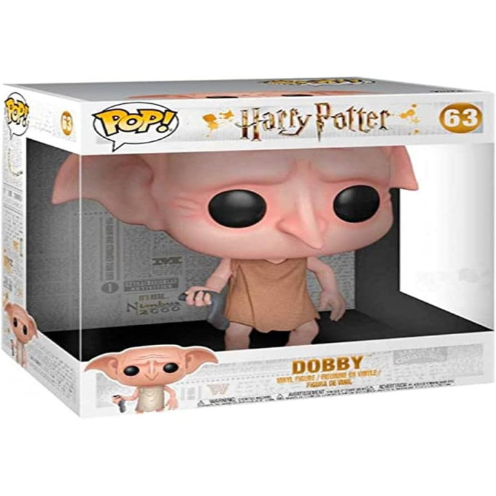 Harry Potter Funko Pop Vinile Figura Dobby con Calzino Esclusiva 23 cm